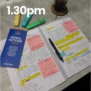 Payroll apprentice typical day - learning