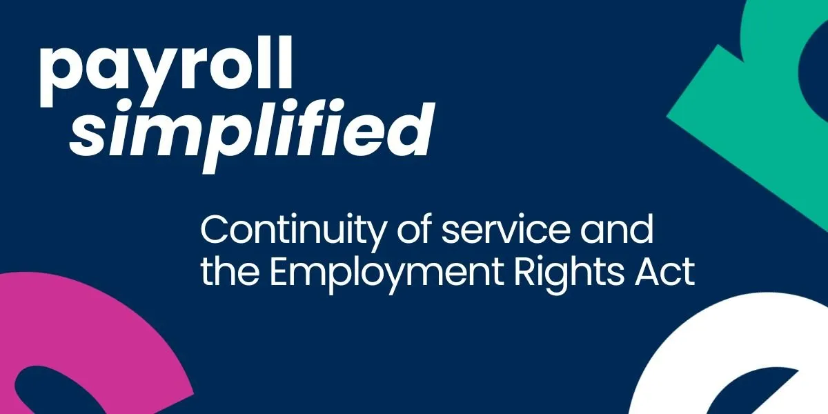 Payroll Simplified - continuity of service