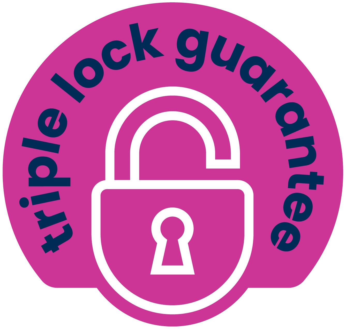 "Triple Lock Guarantee" - Badge